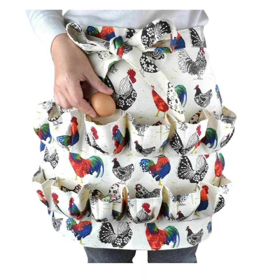 Egg collecting apron